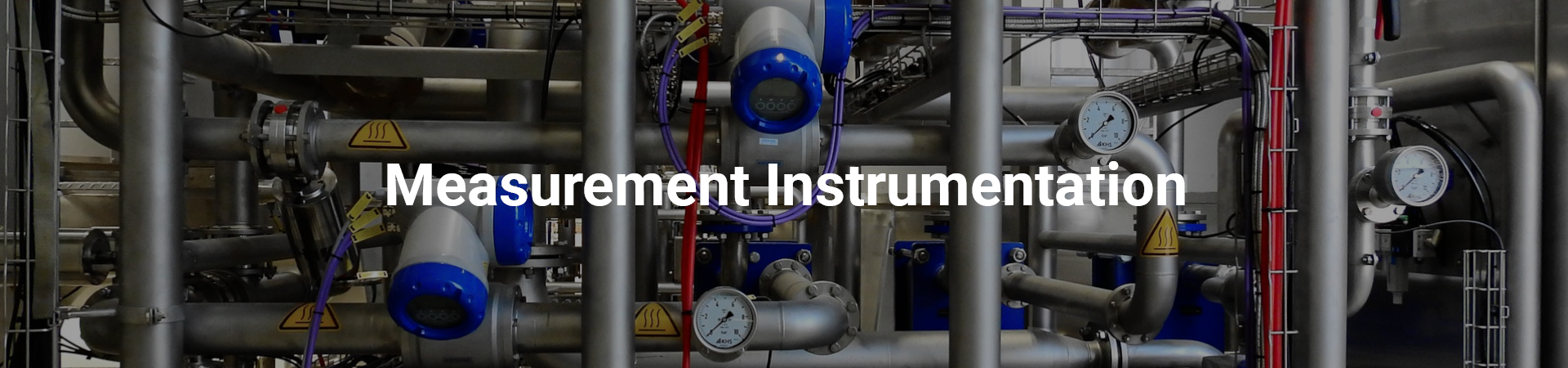 Measurement & Instrumentation Page Header
